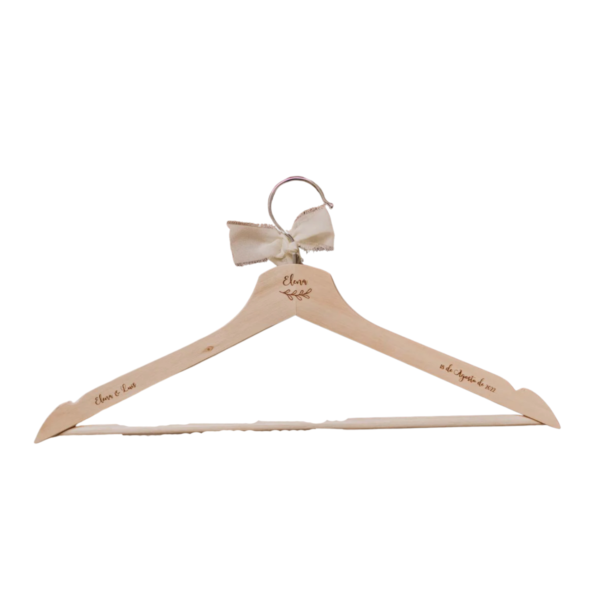 Percha personalizada para novia y damas de honor